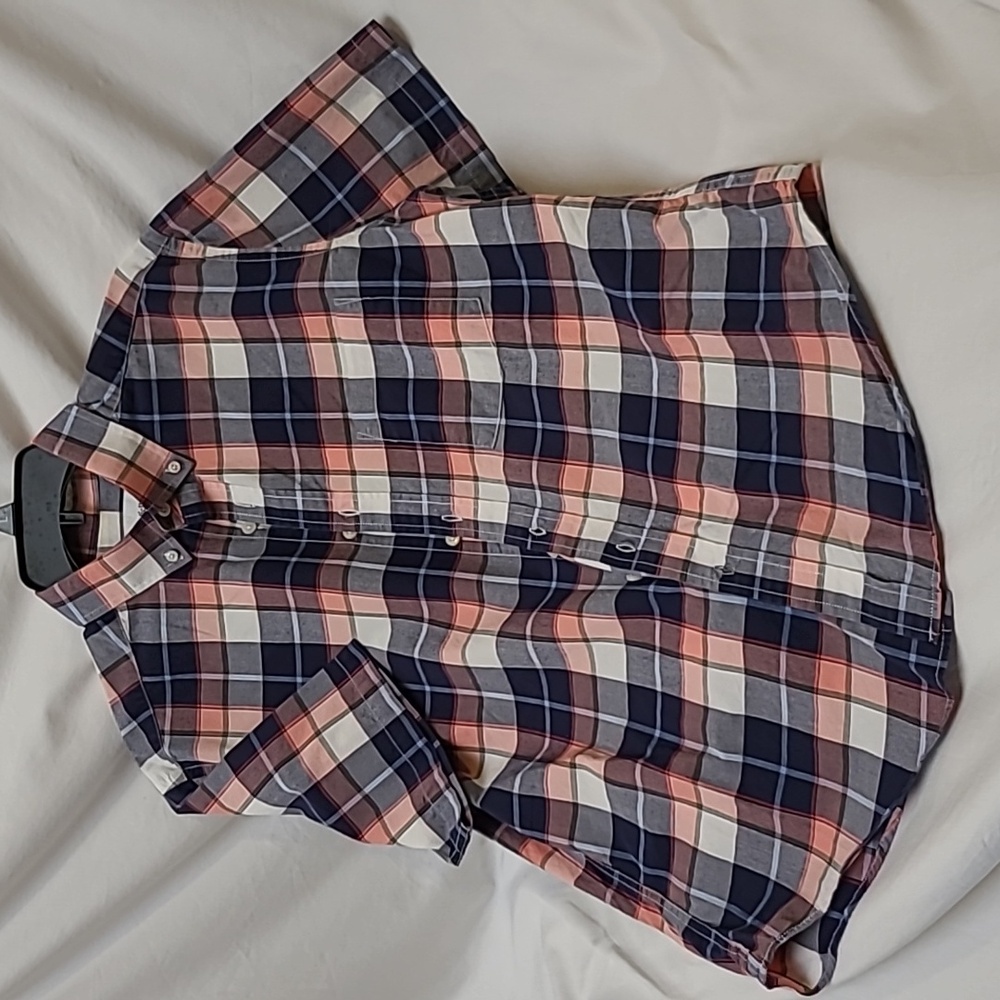Goodfellow & Co. men’s plaid Northrop shirt size M circa Jan-2018